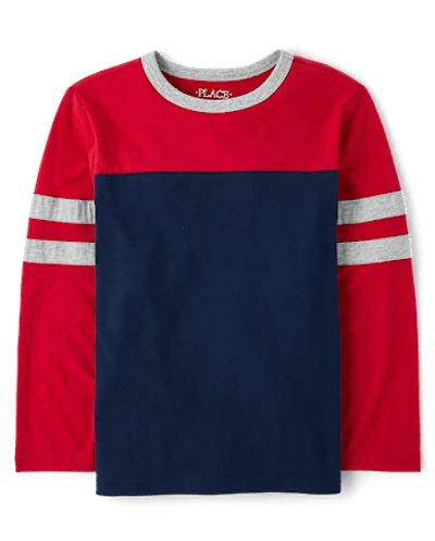 Boys Colorblock Top