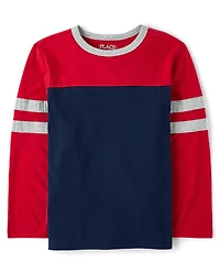 Boys Colorblock Top