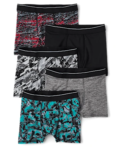 Lot de 5 boxers imprimés pour garçons