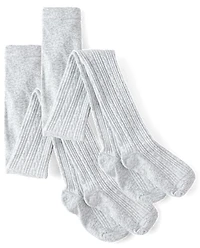 Girls Cable Knit Tights 2-Pack