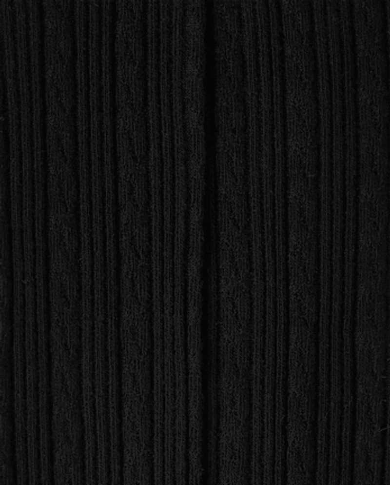 Baby And Toddler Girls Cable Knit Tights 2-Pack