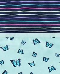 Lot de 7 sous-vêtements bikini papillon pour filles