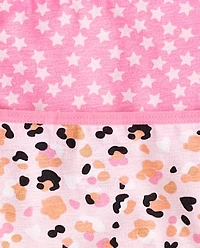 Lot de 7 sous-vêtements pour petites filles à motif chat