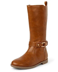 Girls Buckle Boots