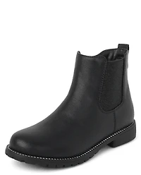 Girls Jeweled Chelsea Booties