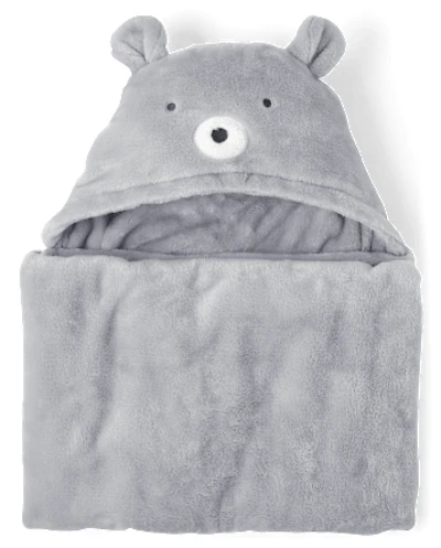 Couverture à capuche douillette Bébé Bear
