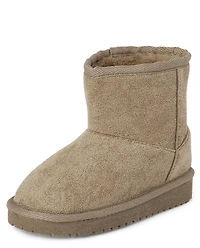 Toddler Girls Mid Teddy Boots
