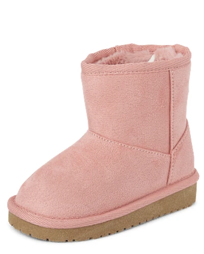 Toddler Girls Mid Teddy Boots