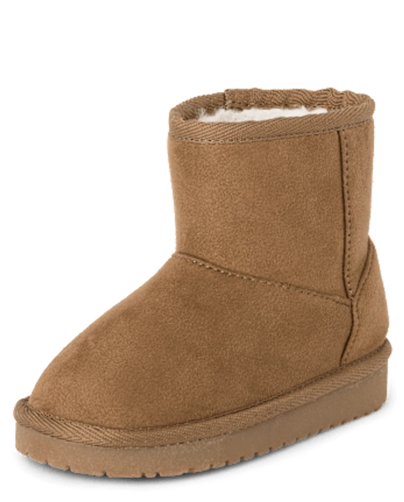 Toddler Girls Mid Teddy Boots