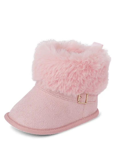 Baby Girls Buckle Boots