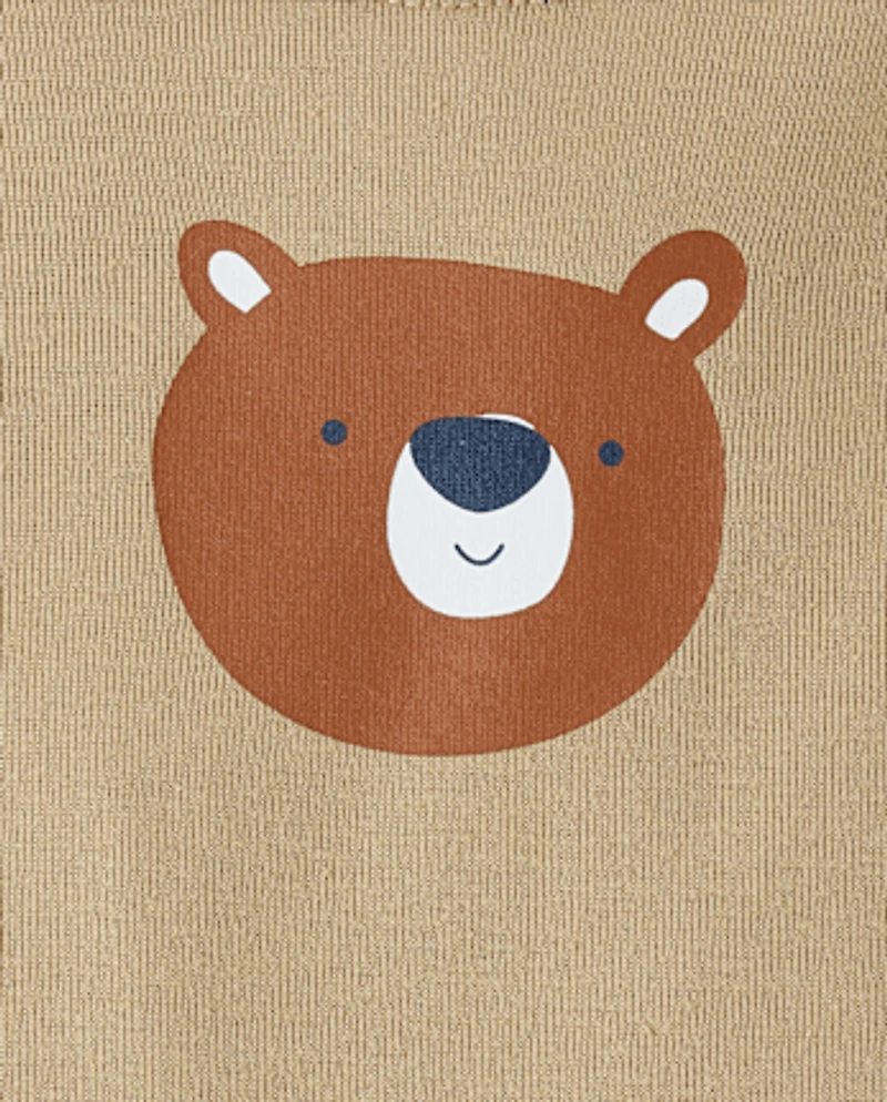 Lot de 4 bodies pour bébé motif animal