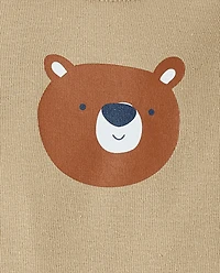 Lot de 4 bodies pour bébé motif animal