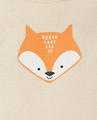 Lot de 4 bodies pour bébé motif animal