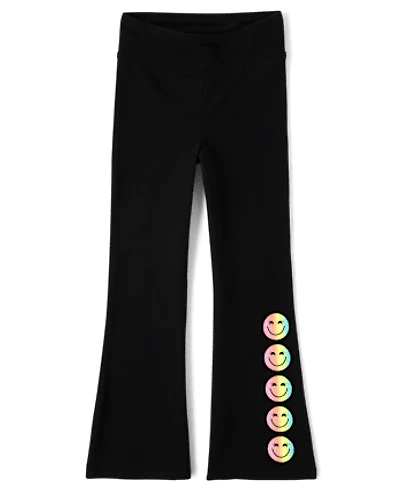 Girls Icon High Rise Flare Leggings