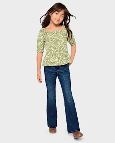 Jeans évasés pour filles