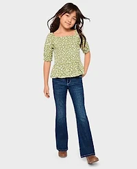Jeans évasés pour filles