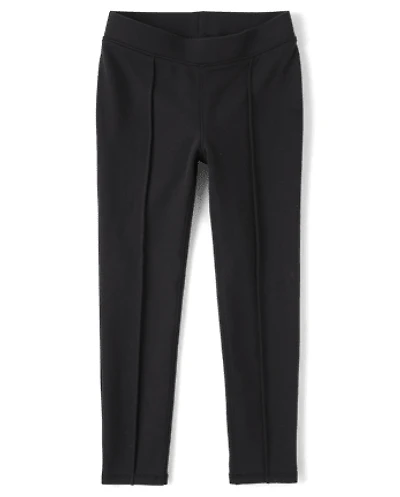 Girls Pintuck Ponte Jeggings
