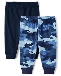 Lot de 2 pantalons camouflage Bébé Garçon