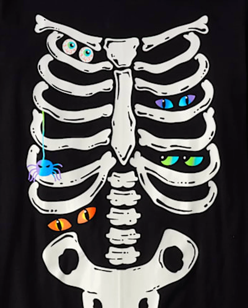 Adult Matching Family Glow Skeleton Cotton Pajamas