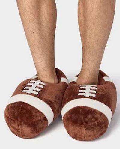 Adult Matching Family Football Slippers