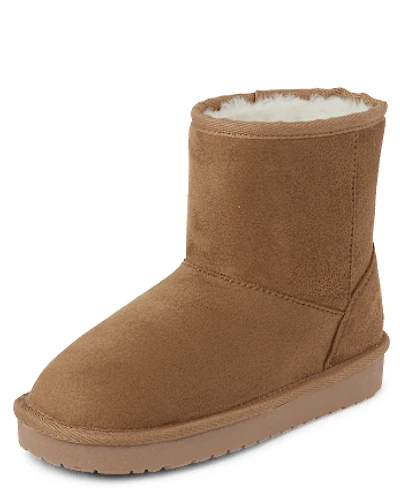 Girls Mid Teddy Boots