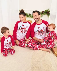Baby And Toddler Matching Family Christmas Microfleece Footed One Piece Pajamas