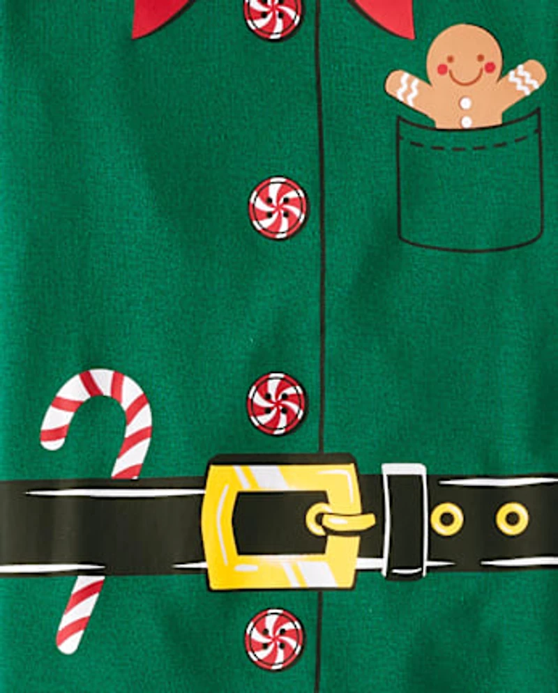 Kids Elf Snug Fit Cotton Pajamas