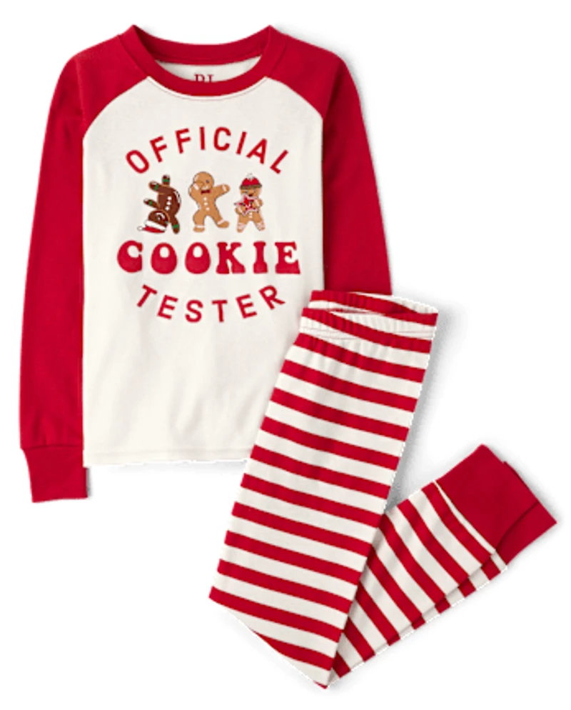 Kids Cookie Tester Snug Fit Cotton Pajamas