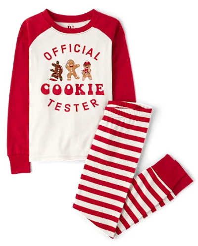 Kids Cookie Tester Snug Fit Cotton Pajamas