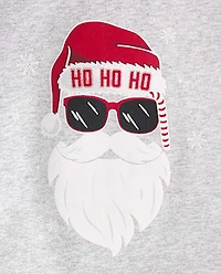 Pyjama en coton ajusté pour bébé et tout-petit, lunettes de soleil assorties toute la famille, motif Père Noël