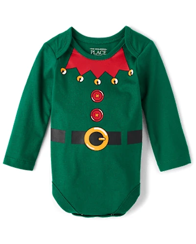 Body Bébé Elf imprimé