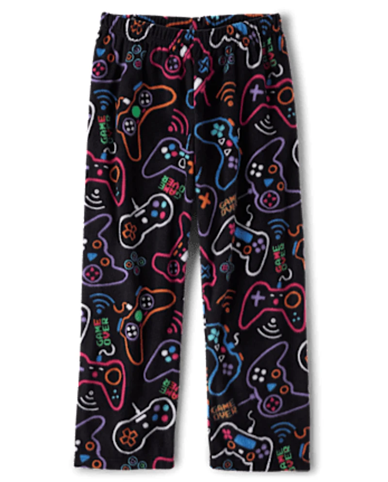 Girls Gamer Microfleece Pajama Pants