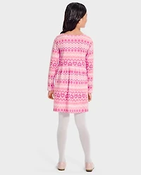 Girls Heart Fairisle Everyday Dress