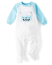 Baby And Toddler Yeti Microfleece Footed One Piece Pajamas