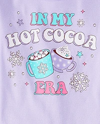 Girls Hot Cocoa Era Snug Fit Cotton Pajamas