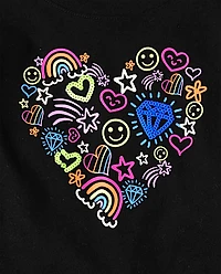 Girls Graphic Top
