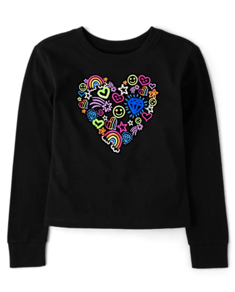 Girls Graphic Top