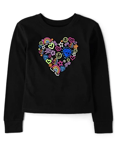 Girls Graphic Top