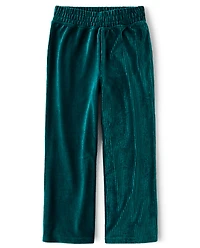 Pantalon large en velours côtelé Fille