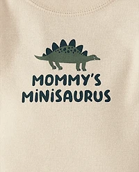 Lot de 5 bodies dinosaures pour bébé garçon