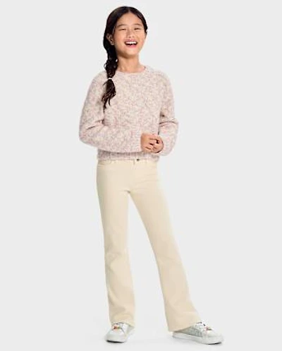 Girls Cozy Flare Pants