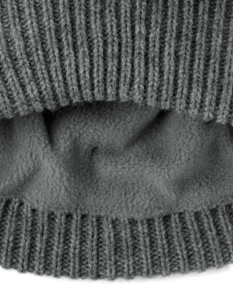 Boys Hustle Pom Beanie