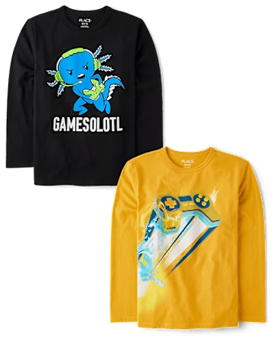 Boys Gamer Graphic Tee 2-Pack