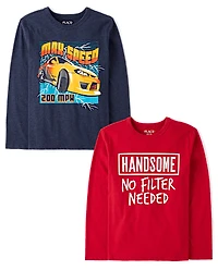 Boys Humor Graphic Tee 2-Pack