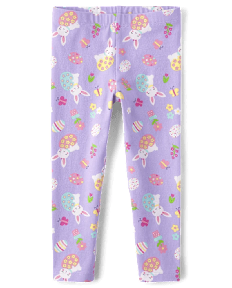 Leggings de Pâques pour petites filles