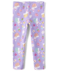 Leggings de Pâques pour petites filles