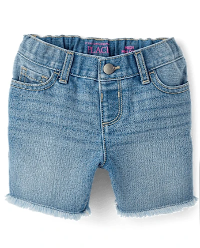 Baby And Toddler Girls Denim Midi Shorts