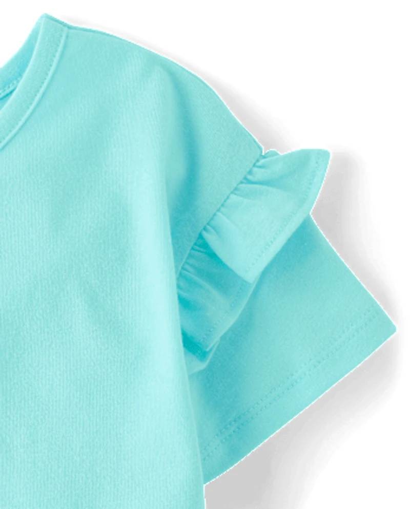 Toddler Girls Print Cross Back Top 2-Pack