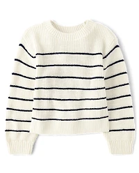 Girls Striped Sweater