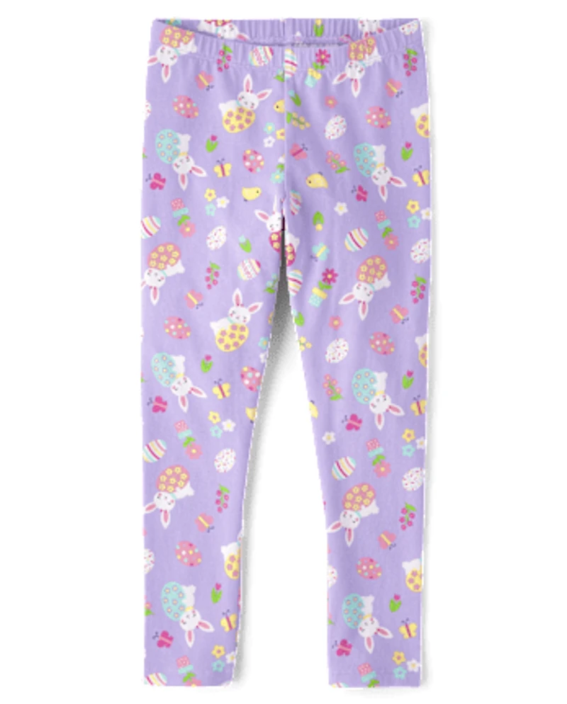 Girls Easter Leggings